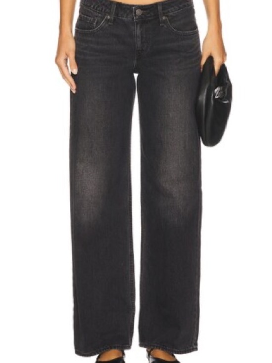 Levi's Denim - Levi's Black Wide Leg High-Rise Jeans